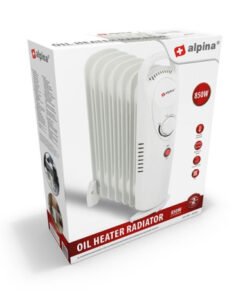 Alpina - Oljefyllt Element 850W Vit