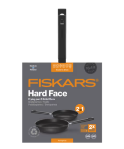Fiskars - Hard Face Stekpanna, 24cm+28cm