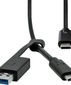 Fuj:tech - USB-C - USB-C 3.2 Gen 2 kabel + adapter, 1m