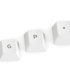 Glorious - GPBT Keycaps tangentuppsättning Arctic White, 115 kpl