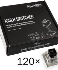 Glorious - Kailh Box Black switchar, 120 kpl