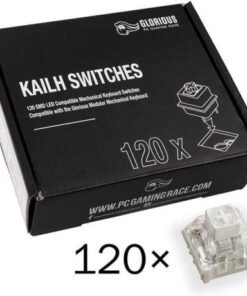 Glorious - Kailh Box White switchar, 120 kpl
