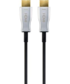 Goobay - 4K Optisk Hybrid HDMI Hög hastighet med Ethernet-kabel, 10 m