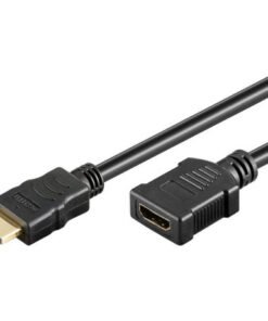 Goobay - HDMI förlängningskabel, 19-stifts han-hona, 50 cm