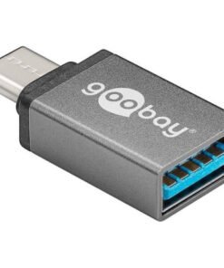 Goobay - USB-C - USB 3.0 adapter, denna hti grå