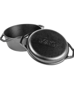 Lodge - 6 QT Chef Style Double Dutch Oven
