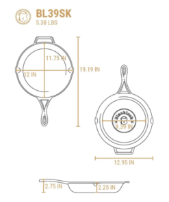 Lodge - Blacklock Triple Seasoned 12