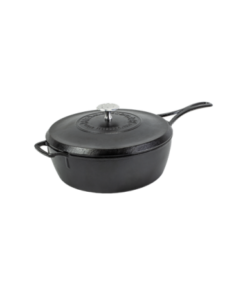 Lodge - Blacklock Triple Seasoned 4 Qt Deep Stekpanna med lock