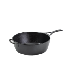 Lodge - Blacklock Triple Seasoned 4 Qt Deep Stekpanna med lock