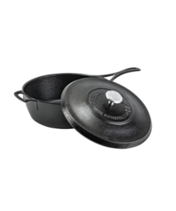 Lodge - Blacklock Triple Seasoned 4 Qt Deep Stekpanna med lock