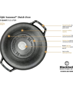 Lodge - Blacklock Triple Seasoned 5.5 QT Dutch Oven