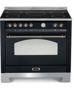 Lofra - Dolcevita induktionsspis 90 cm, Svart/ mässing
