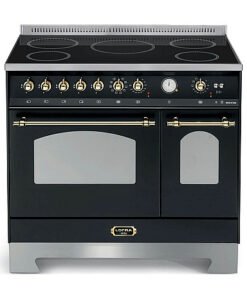 Lofra - Dolcevita induktionsspis 90 cm, Svart/ mässing