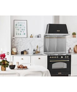 Lofra - Dolcevita induktionsspis 90 cm, Svart/ mässing