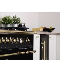 Lofra - Dolcevita induktionsspis 90 cm, Svart/ mässing