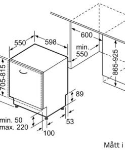 Siemens - SX73EX02CE - iQ300, Passar IKEA Metod