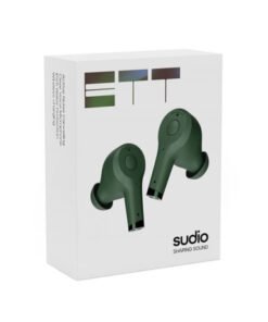 Sudio - - Ett anc true wireless in-ear grön mic
