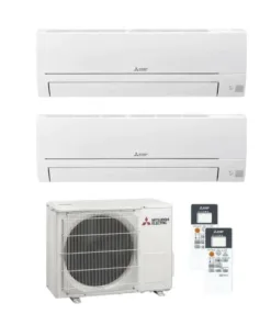 Mitsubishi Electric HR 35 + 35 Duo Fast installerad AC